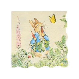 Салфетки Meri Meri "Кролик Питер в саду", большие, 16 шт