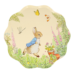 Тарелки Meri Meri "Кролик Питер в саду", большие, 8 шт