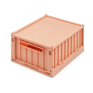 Набор складных ящиков для хранения с крышками LIEWOOD, 2 шт, размер S, темно-розовый