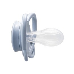 Набор пустышек NIP "First Moments My Butterfly", силиконовые, серый, 2 шт, 5-18 мес