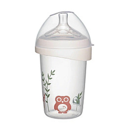 Бутылочка NIP First Moments "Сова", М, 270 мл