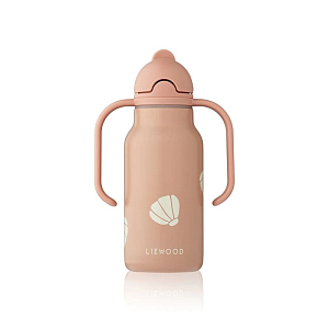Бутылка-термос с ручками LIEWOOD "Kimmie Shell", пыльно-розовая, 250 мл