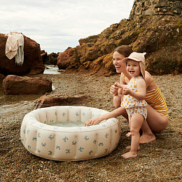 Детский надувной бассейн LIEWOOD "Kornelia Leopard", песочный, маленький
