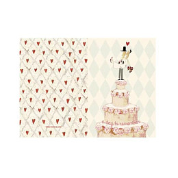 Двойная открытка "Happy Wedding Day"