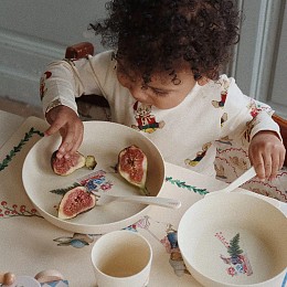 Набор детской посуды Konges Slojd "Merry Christmas", Счастливого Рождества