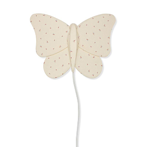 Светильник настенный тканевый в виде бабочки Konges Slojd "Butterfly", цветочный 1*