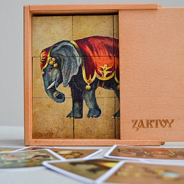 Кубики с картинками Zartoy "Цирк Животные"