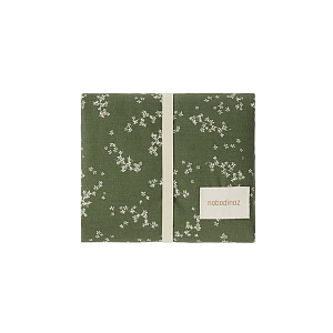 Складной матрас для пеленания Nobodinoz "Stories Green Jasmine", жасмин в зелени, 45 х 65 см