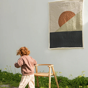 Стеганый игровой коврик-одеяло Nobodinoz "Landscape", ландшафт, 95 х 73 см