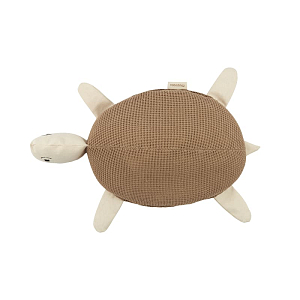 Подушка в виде черепахи Nobodinoz "Wabi Sabi", коричневая, 30 x 20 см