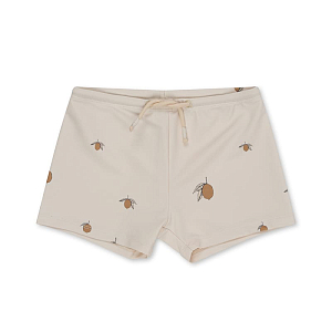 Шорты-плавки Konges Slojd "Aster Lemon", кремовые