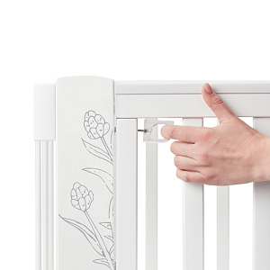 Кроватка-трансформер Happy Baby "Mommy love", белая