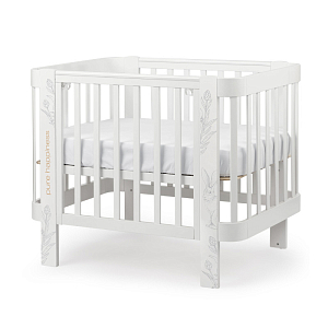 Кроватка-трансформер Happy Baby "Mommy love", белая