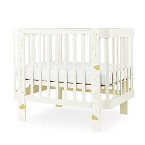 Кроватка-трансформер Happy Baby "Mommy love", молочная