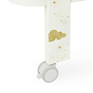 Кроватка-трансформер Happy Baby "Mommy love", молочная