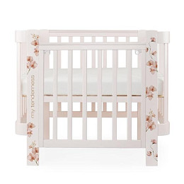 Кроватка-трансформер Happy Baby "Mommy love", розовая