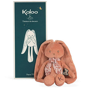 Мягкая игрушка Kaloo "Кролик", серия "Lapinoo", терракотовый, средний, 35 см