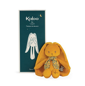 Мягкая игрушка Kaloo "Кролик", серия "Lapinoo", охра, средний, 35 см