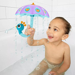 Игрушка водная Yookidoo "Зонтик-павлин. Создай дождь!", фиолетовый