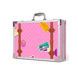 Набор для рисования и творчества в чемоданчике Mideer, розовый