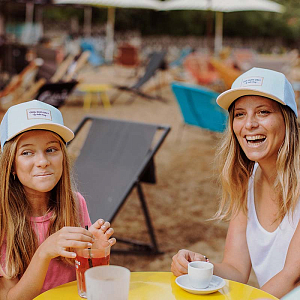 Бейсболка Hello Hossy "Truckers Mini Lagoon", морская прохлада