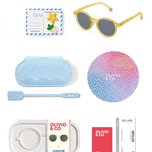 Солнцезащитные очки OLIVIO & CO "Солнечный риф", желтые