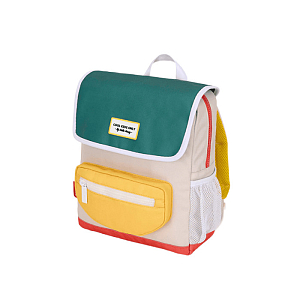 Рюкзак Hello Hossy "Mini Playmo", зеленый с желтым