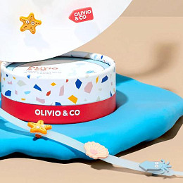 Набор джибитсов OLIVIO & CO "Sunglasses Silicone Accessories", розовый