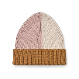 Шапка из хлопка LIEWOOD "Ezra Beanie", лавандовый микс