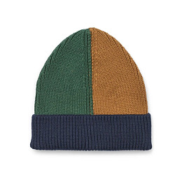 Шапка из хлопка LIEWOOD "Ezra Beanie", нефритовый микс