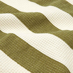 Пляжное полотенце Nobodinoz "Portofino Pistachio Stripes", фисташковая полоска, 150 х 84 см