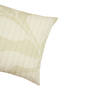 Стеганая подушка Nobodinoz "Landscape Light Green Leaves", листья на салатовом, большая, 60 х 40 см