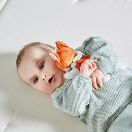 Игрушка-комфортер Kaloo "Лисенок Paprika", серия "Les Amis", рыжий, 18 см