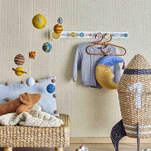 Набор настенных крючков Bloomingville MINI "Space", мульти с серым