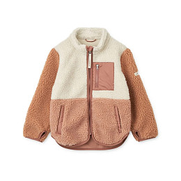 Куртка плюшевая LIEWOOD "Nolan", мульти микс с темно-розовым, '23