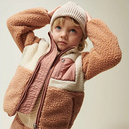 Куртка плюшевая LIEWOOD "Nolan", мульти микс с темно-розовым, '23