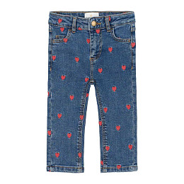 Брюки джинсовые прямого кроя THE NEW Siblings "Lovia Medium Blue Denim Wash", голубые