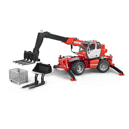 Погрузчик колесный Bruder "Manitou MRT 2150" с телескопическим ковшом