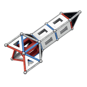 Конструктор Geomag "Классик", ракета, 103 элемента