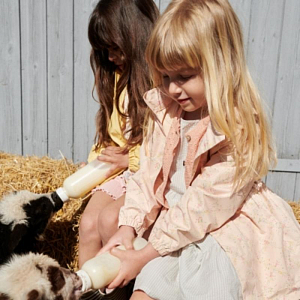 Плащ Wheat "Thulla Rose Checked Flowers", цветочное плетение