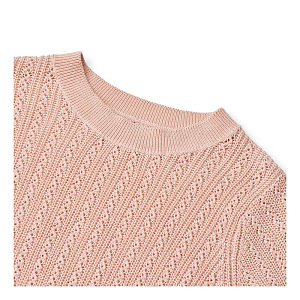 Футболка вязаная Wheat "Alva Powder", розовая пыльца