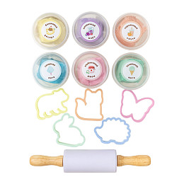 Набор теста для лепки LUKNO с аксессуарами "Зверята"