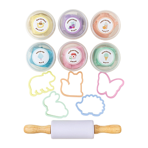 Набор теста для лепки LUKNO с аксессуарами "Зверята"