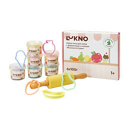 Набор теста для лепки LUKNO с аксессуарами "Вкусные истории"