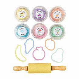 Набор теста для лепки LUKNO с аксессуарами "Вкусные истории"