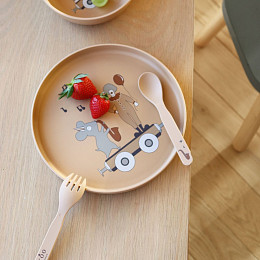 Набор детской посуды nuuroo "Marius Iced Coffee", 5 предметов, кофе со льдом