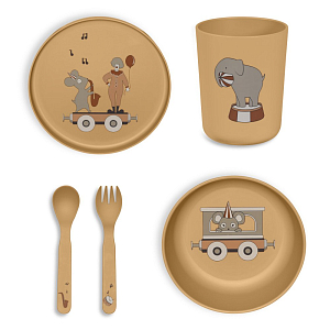 Набор детской посуды nuuroo "Marius Iced Coffee", 5 предметов, кофе со льдом