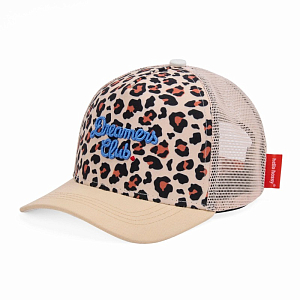 Бейсболка для мамы Hello Hossy "Leopard", леопард с голубым, 56 см