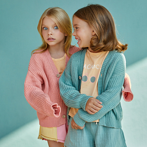 Кардиган вязаный Buho "Sage Green", зеленый шалфей