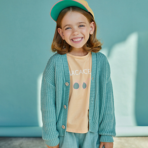 Футболка Buho "Flounces Apricot", абрикосовая